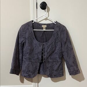 Versatile Vintage Bohemian Floral Blazer